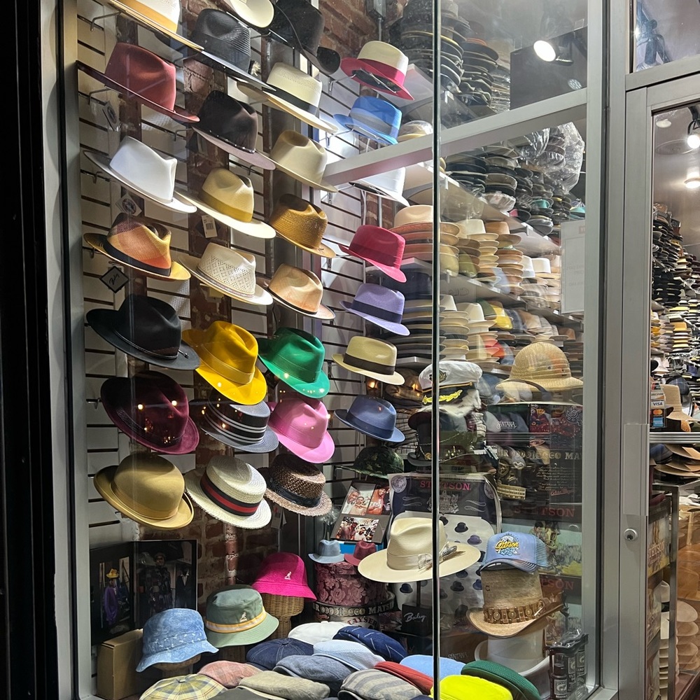Hat collection + postcard